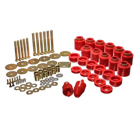 Energy Suspension 1in Body Lift Kit - Red