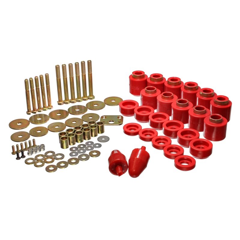 Energy Suspension 1in Body Lift Kit - Red