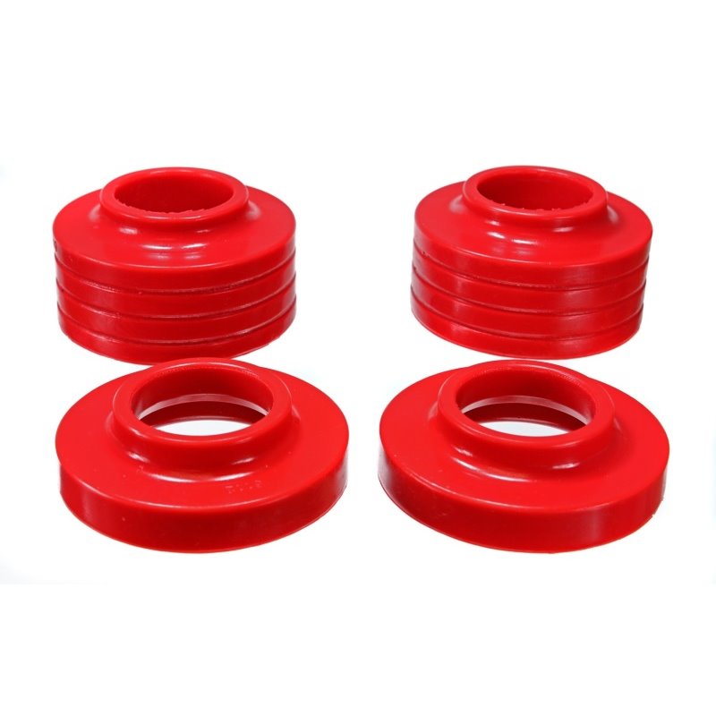 Energy Suspension Jeep Spring Isolators - Red