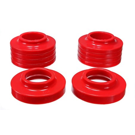 Energy Suspension Jeep Spring Isolators - Red