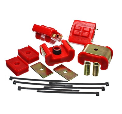 Energy Suspension Gm Complete Engine & Trans Mnt - Red