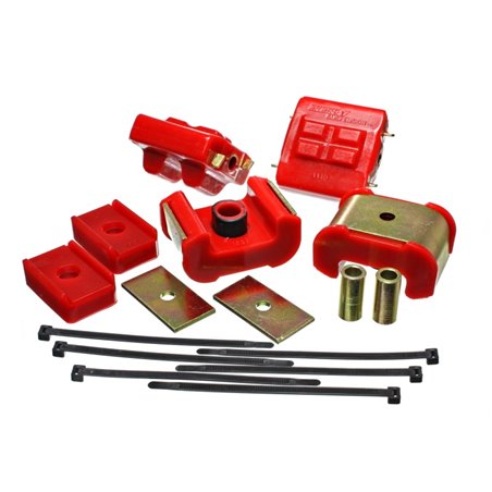 Energy Suspension Gm Complete Engine & Trans Mnt - Red