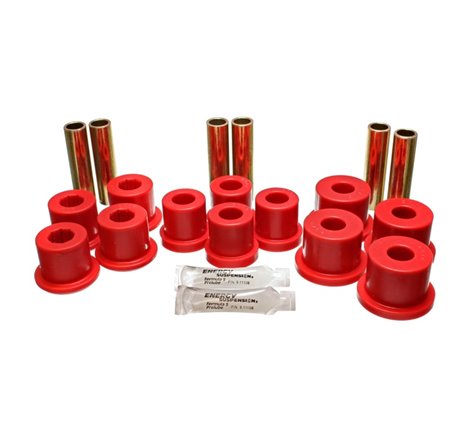 Energy Suspension Gm C20/C30 Sprg & Shackle Set - Red