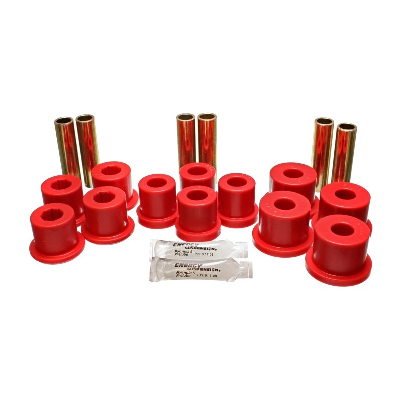 Energy Suspension Gm C20/C30 Sprg & Shackle Set - Red