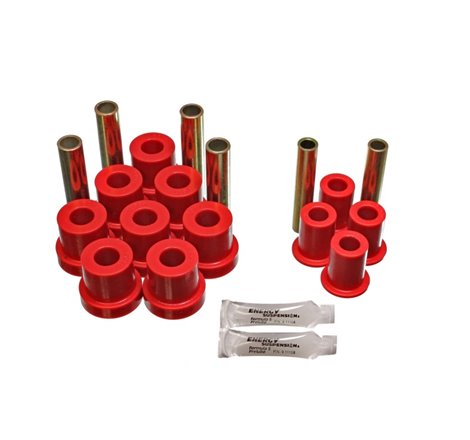 Energy Suspension Gm 4Wd Frt Sprg & Shackle Bush - Red