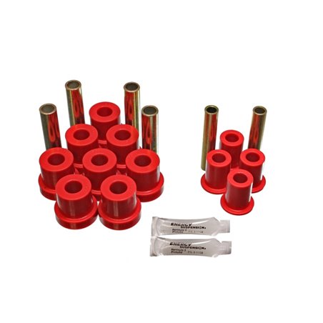 Energy Suspension Gm 4Wd Frt Sprg & Shackle Bush - Red