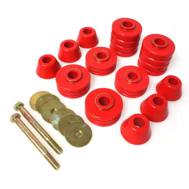 Energy Suspension Gm Body Mounts - Red