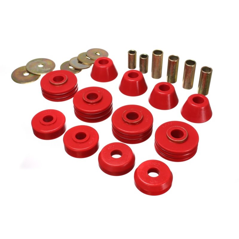 Energy Suspension Gm Cab Mount Set - Red