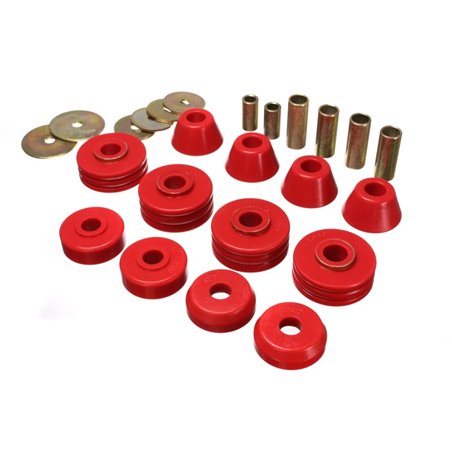 Energy Suspension Gm Cab Mount Set - Red