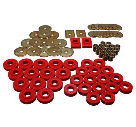 Energy Suspension Gm Body Mount Set - Red