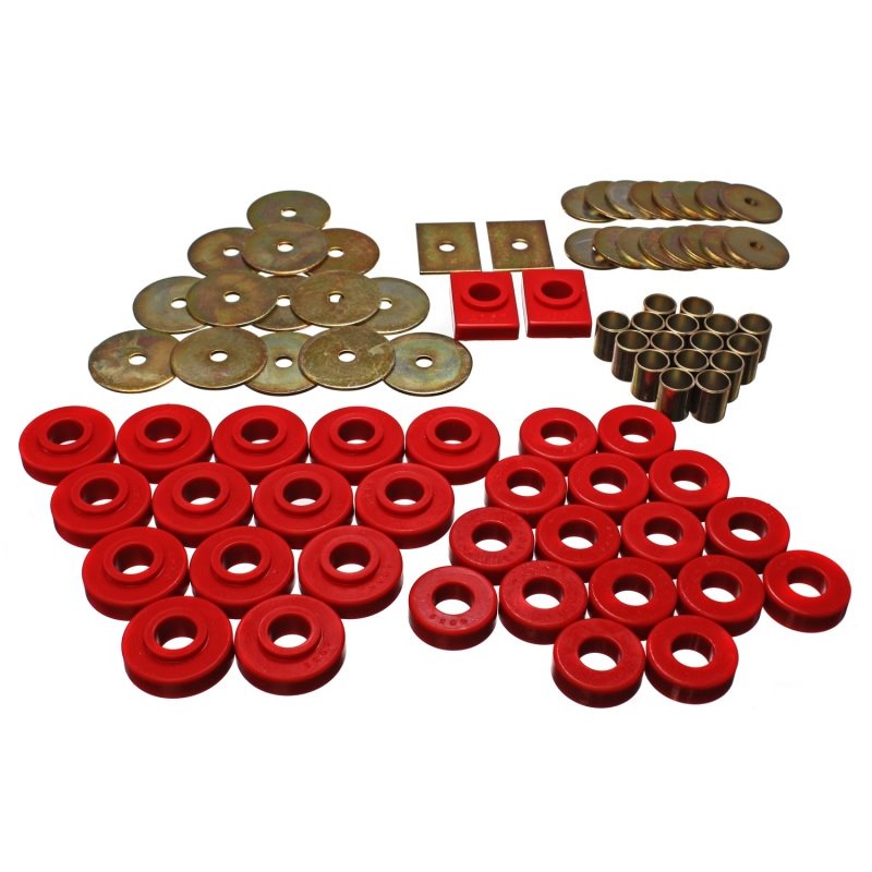 Energy Suspension Gm Body Mount Set - Red