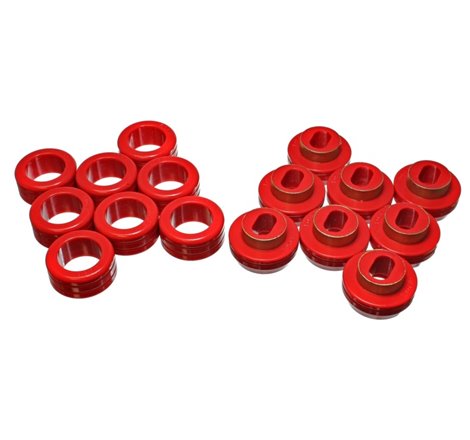 Energy Suspension Crew Cab 2&4Wd Body Mounts - Red