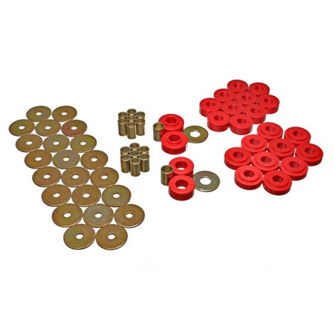 Energy Suspension Gm Body Mount Set - Red