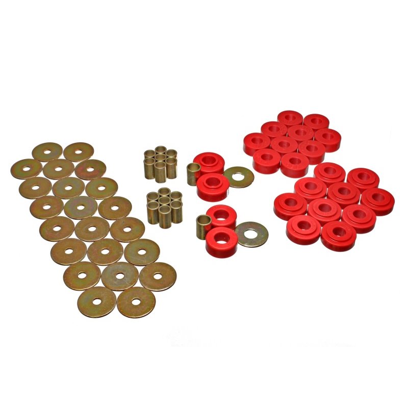 Energy Suspension Gm Body Mount Set - Red