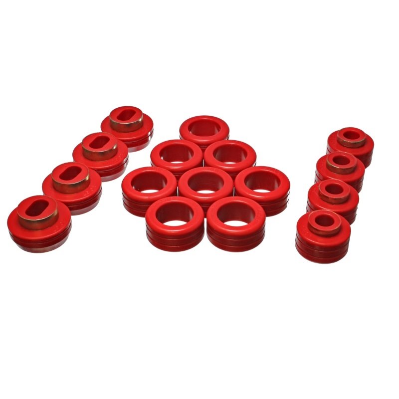 Energy Suspension S10 Body Mount Set - Red