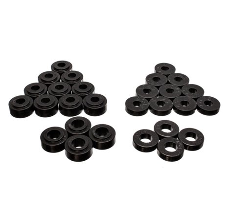 Energy Suspension Body Mounts - Black