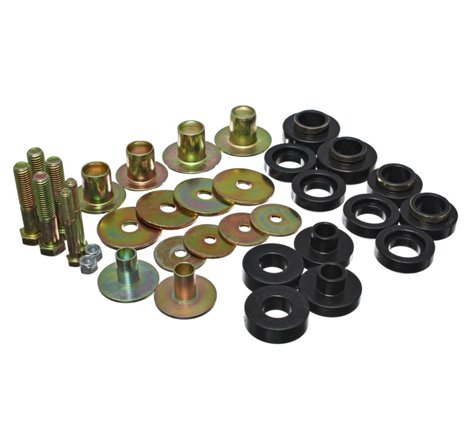 Energy Suspension Subframe Bushing Set - Black