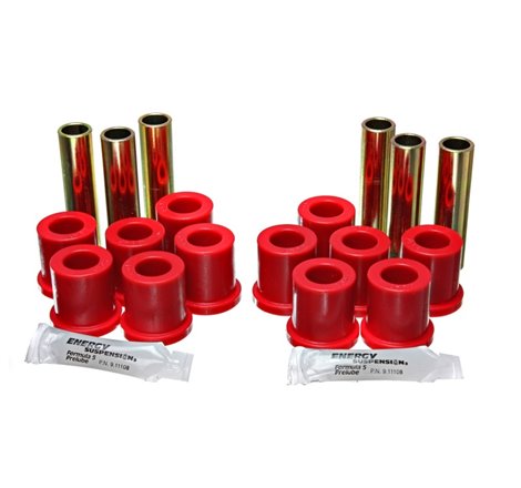 Energy Suspension Fd 2Wd Rr Sprg Bush Set - Red