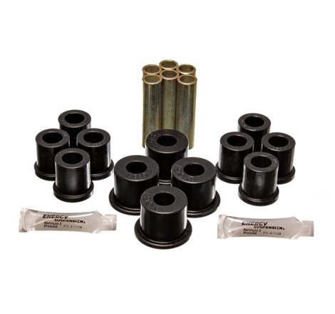 Energy Suspension Fd 4 Wd Frt Sprg Bush Set - Black