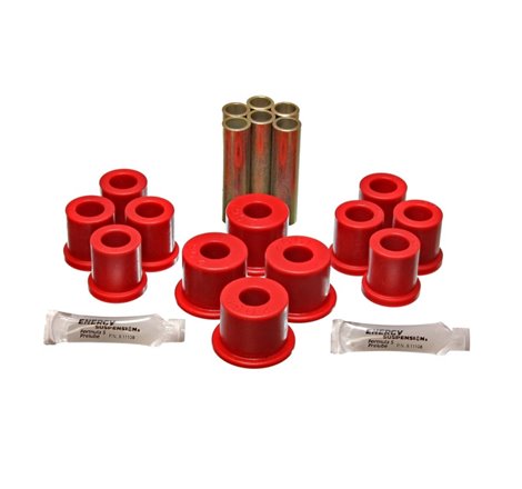 Energy Suspension Fd 4 Wd Frt Sprg Bush Set - Red