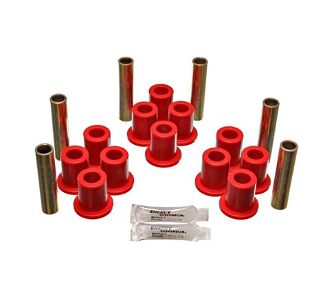 Energy Suspension Fd 4 Wd Frt Sprg Bush Set - Red