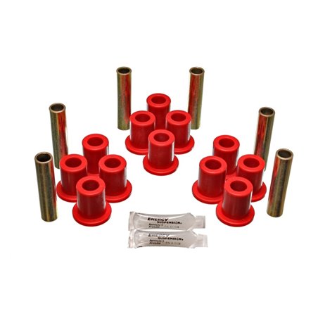 Energy Suspension Fd 4 Wd Frt Sprg Bush Set - Red