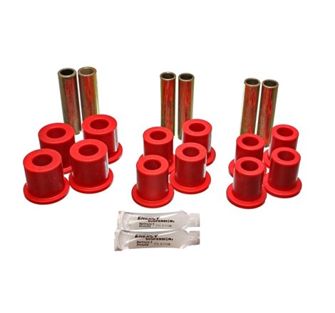 Energy Suspension Fd 4 Wd Frt Sprg Bush Set - Red