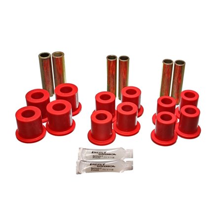 Energy Suspension Fd 4 Wd Frt Sprg Bush Set - Red