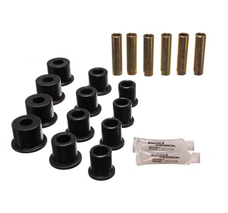 Energy Suspension Rear Spring Bushings - Black