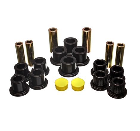 Energy Suspension Rear Leaf Spring Bushing Set - Black