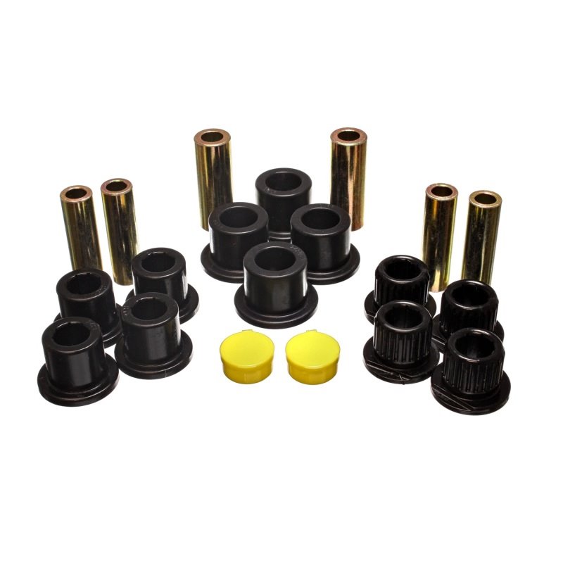 Energy Suspension Rear Leaf Spring Bushing Set - Black