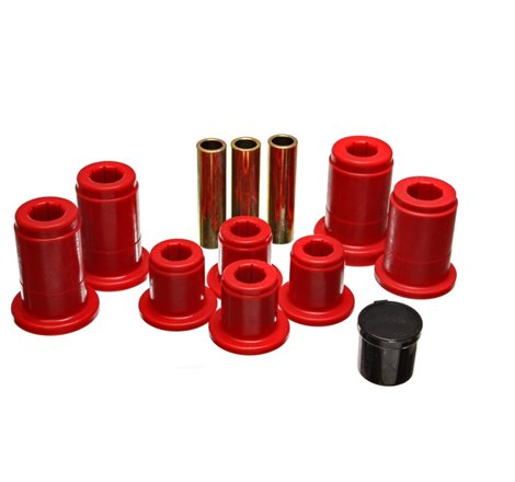 Energy Suspension Frt Control Arm Bushing Set - Red