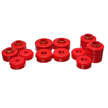 Energy Suspension Fd Ranger Cab Mount Set - Red