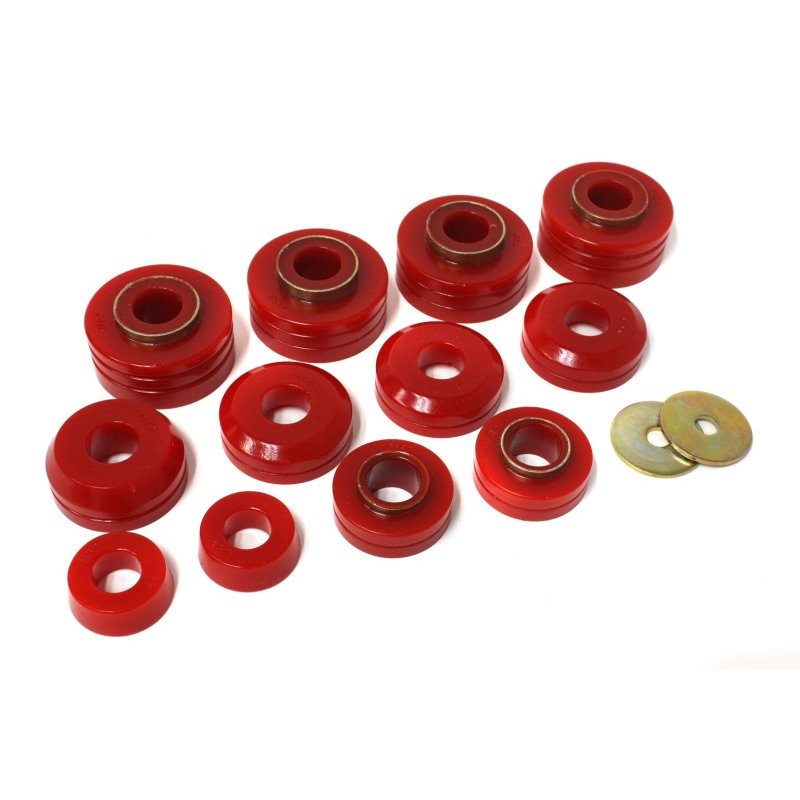 Energy Suspension Fd 4Wd Body Mounts - Red