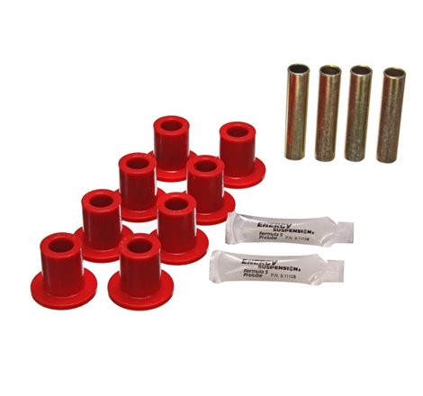 Energy Suspension Leaf Spring Bushing Set - Red