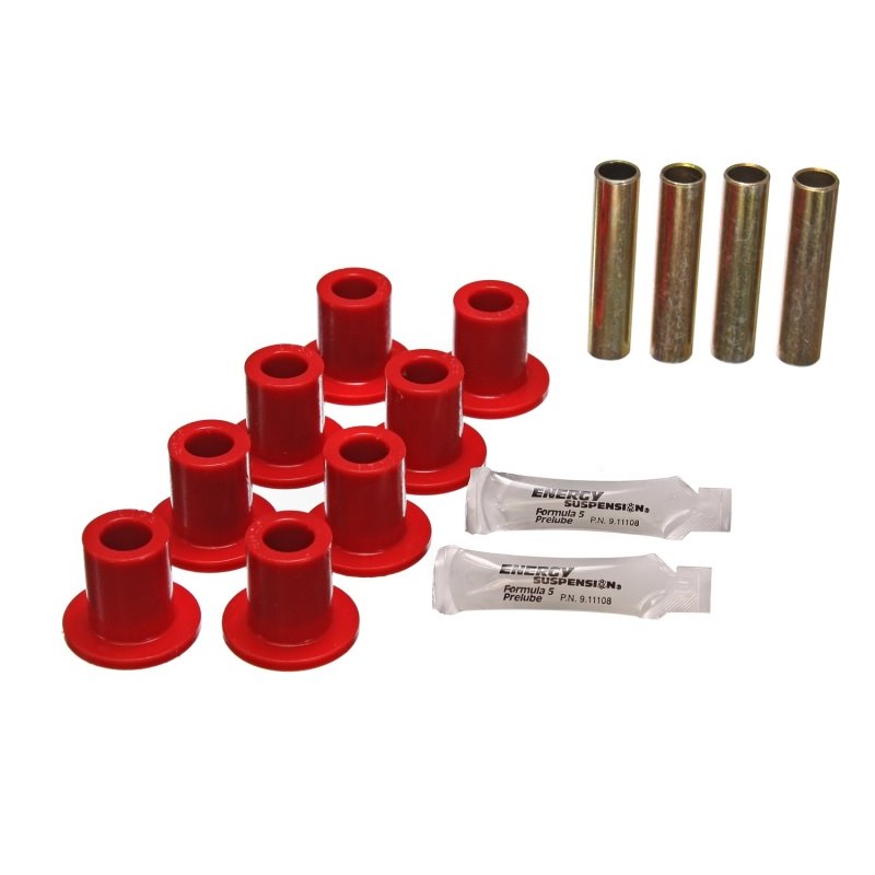 Energy Suspension Leaf Spring Bushing Set - Red