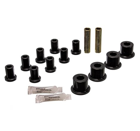 Energy Suspension Rear Spring And Shackle Bushng - Black