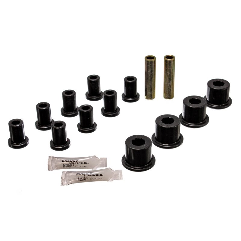 Energy Suspension Rear Spring And Shackle Bushng - Black