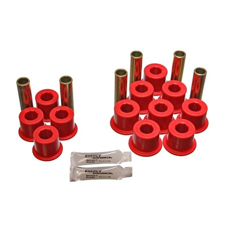 Energy Suspension Rear Spring Bushing Set - Red