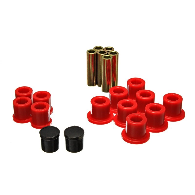 Energy Suspension Rear Spring Bushing Set - Red