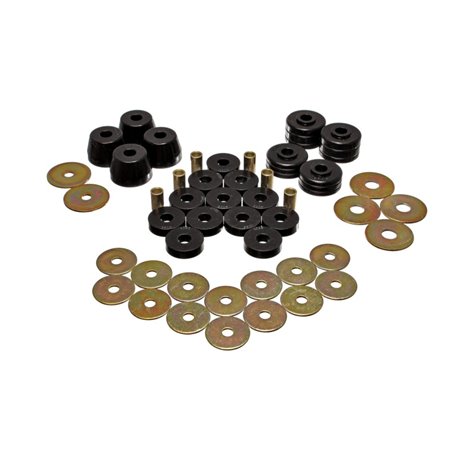 Energy Suspension Body Mount Bushing Sets - Black