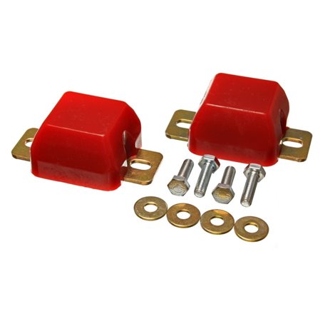 Energy Suspension Rear Axle Bump Stop Set - Red