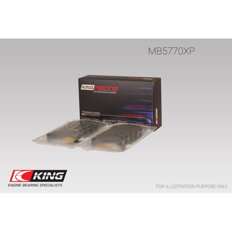 King Nissan VK45DD/E/ VK50VE/ Vk56DE/VD (Size 0.26) Main Bearing Set