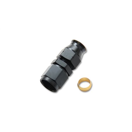 Vibrant -6AN Female to 5/16in Tube Adapter Fittings with Brass Olive Insert