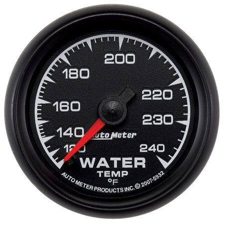 Autometer ES 52mm 120-240 Deg F Mechanical Water Temperature Gauge