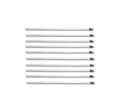 Vibrant Stainless Steel Cable Ties 14.5in Long (10 Cable Ties / Pack)