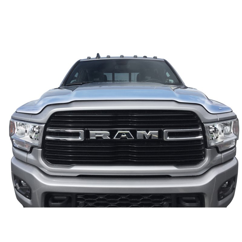 AVS 19-21 RAM 2500/3500 Aeroskin Hood Shield - Chrome