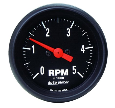 Autometer Z-Series 52mm 5000RPM In-Dash Tachometer