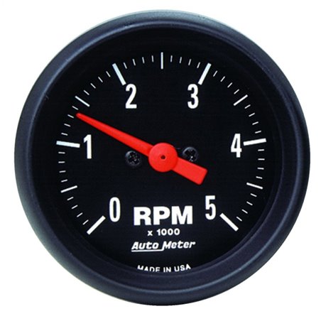 Autometer Z-Series 52mm 5000RPM In-Dash Tachometer