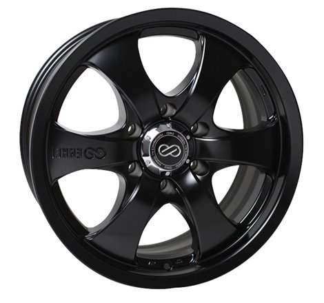 Enkei M6 Universal Truck & SUV 17x8 35mm Offset 6x139.7 Bolt Pattern 78mm Bore Black Wheel